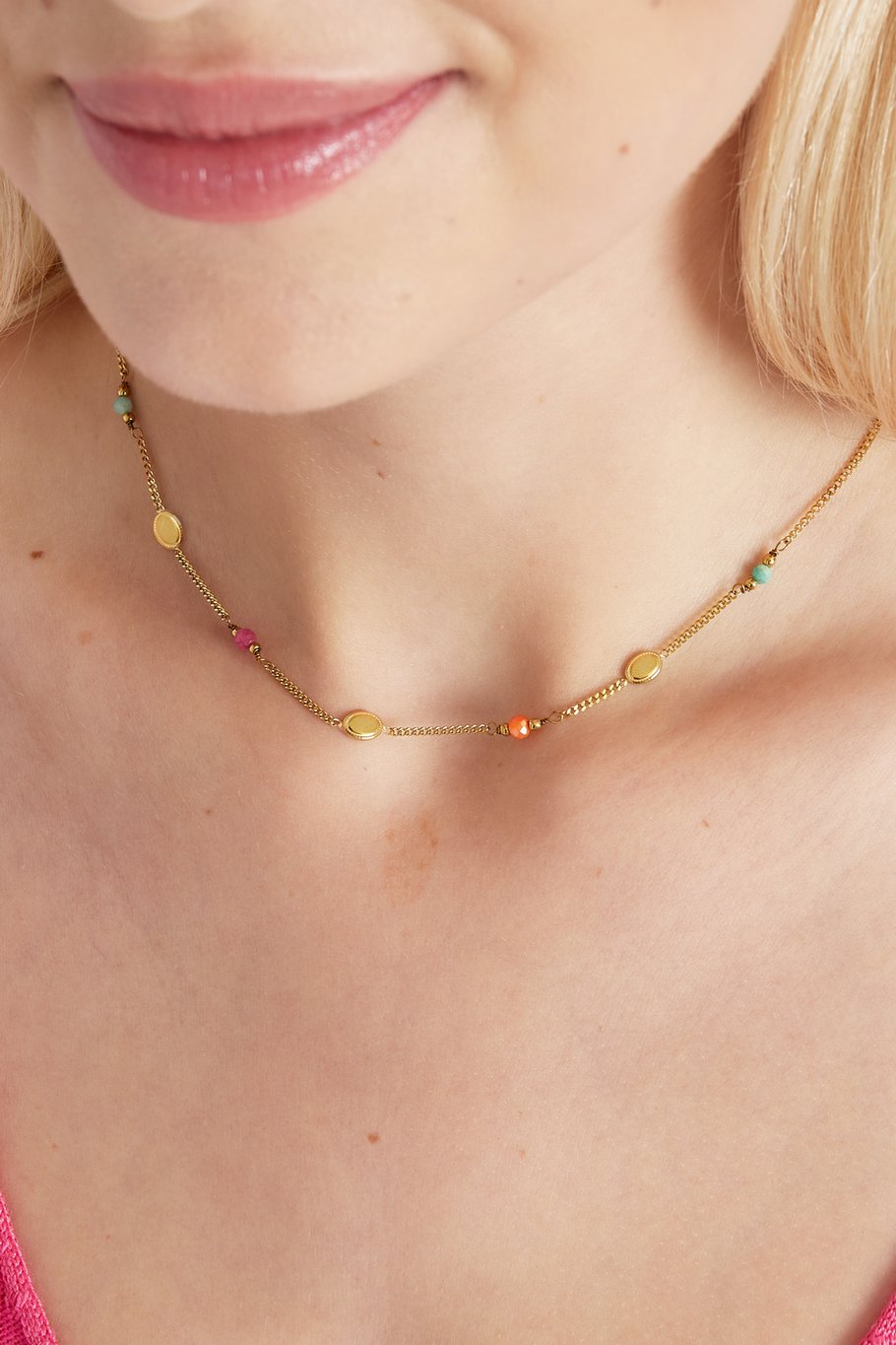 Summerlovin‘ Halskette – Goldfarbe - Goldfarbefarbe h5Bild4
